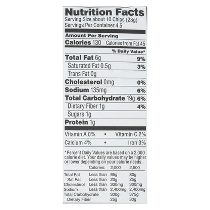 From The Ground Up Tort Chips Cauliflower Sea Salt 4.5 Oz (Pack of 12)
