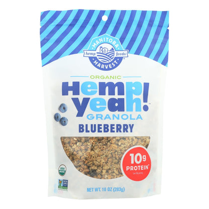 Manitoba Harvest Hemp Blueberry Granola, 10 oz, Pack of 6