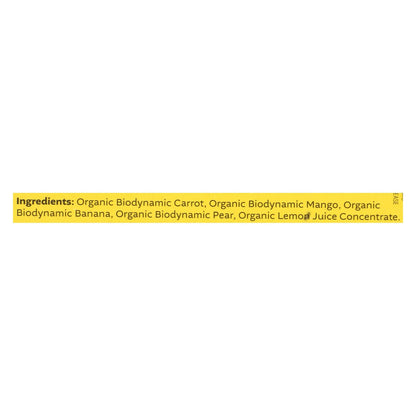 White Leaf Provisions Organic Baby Food, Mango, 3.17 Ounces (Pack of 6)