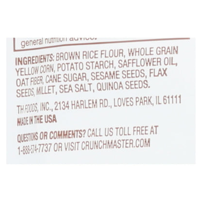 Crunchmaster Multigrain Crackers with Sea Salt, 4 Oz (Pack of 12)