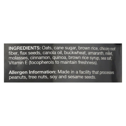 Kind Cinnamon Oat Clusters with Flax Seeds, 11 Oz., Pack of 6.