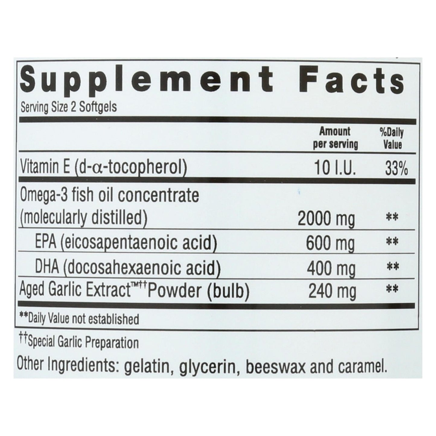 Kyolic Aged Garlic Extract - EPA Cardiovascular Support (90 Softgels)