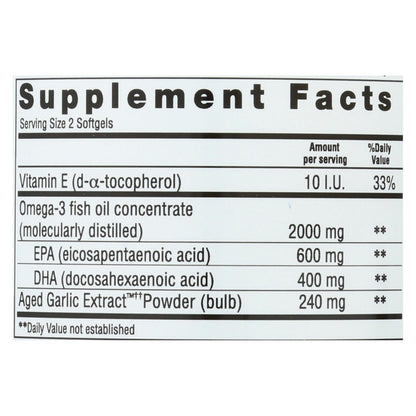 Kyolic Aged Garlic Extract - EPA Cardiovascular Support (90 Softgels)