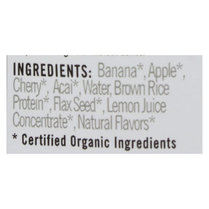 Noka Superfood Smoothie, Cherry Acai — Pack of 24, 4.22 oz. Each