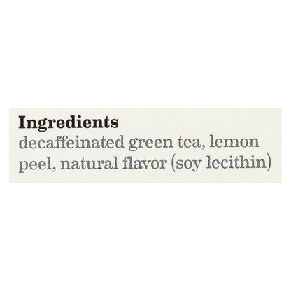 Bigelow Decaf Green Tea with Lemon, Case of 6, 20 Tea Bags Each.