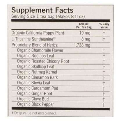 Yogi Bedtime Caramel Herbal Tea, 16 Tea Bags, Case of 6