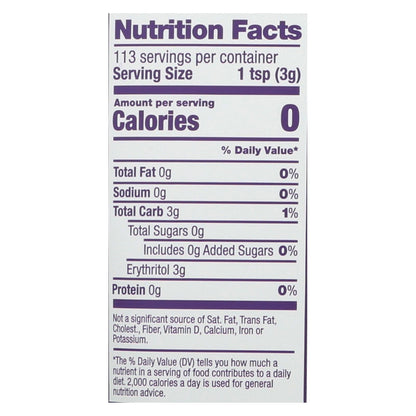 Swerve Confectioners Sweetener, Zero Calorie Sugar Replacement, Case of 6 (12 oz)