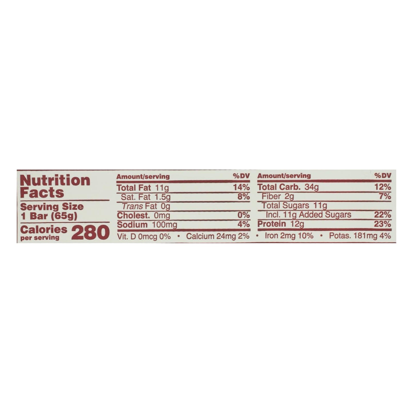 Gomacro MacroBar Maple Sea Salt, 2.3 Oz., Pack of 12
