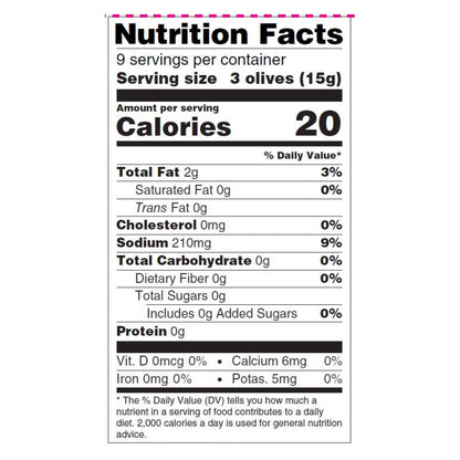 Mediterranean Stuffed Green Olives with Garlic, 12 Pack (8.5 Oz. Each)