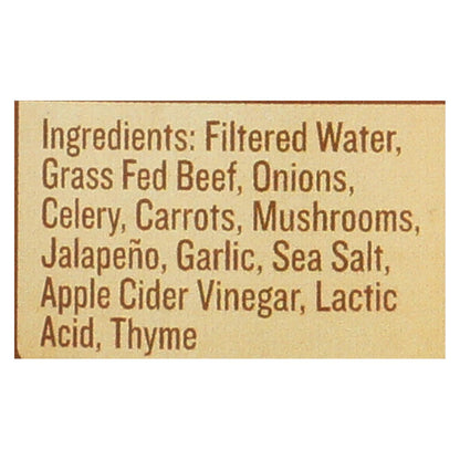 Epic Beef Bone Broth with Jalapeno Sea Salt (6-Pack, 14 Fl. Oz. Each)
