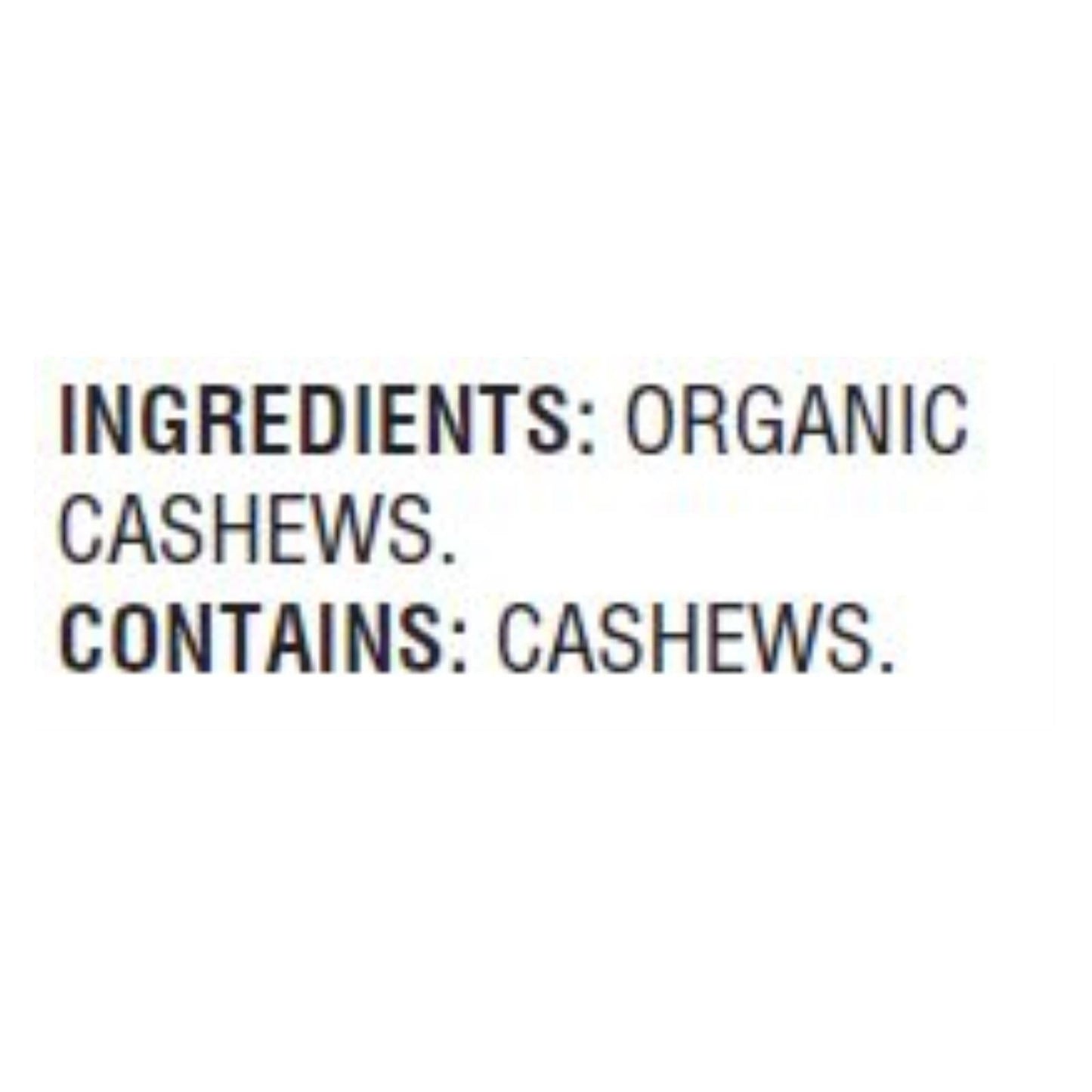 Woodstock Organic Unsalted Whole Cashews, 7 Oz. (Pack of 8)