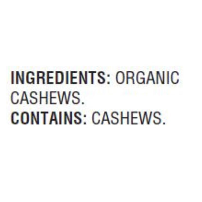 Woodstock Organic Unsalted Whole Cashews, 7 Oz. (Pack of 8)
