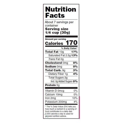 Woodstock Organic Unsalted Whole Cashews, 7 Oz. (Pack of 8)