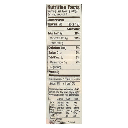 Woodstock Organic Unsalted Whole Cashews, 7 Oz. (Pack of 8)