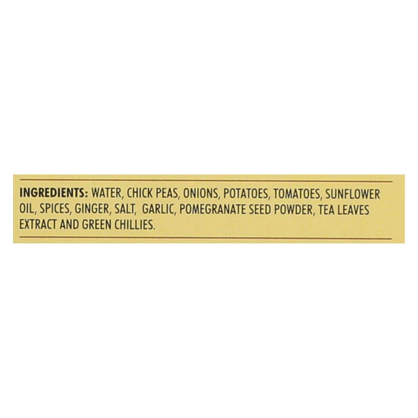 Kitchen Of India Chickpeas Curry Pindi Chana (Pack of 6 - 10 Oz)