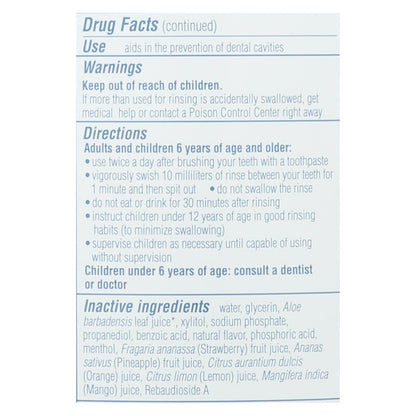 Tom's of Maine Kids Fluoride Rinse | Strawberry | 16 Oz.
