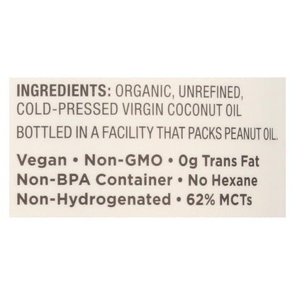 Nutiva Organic Virgin Coconut Oil, 15 Fl Oz.
