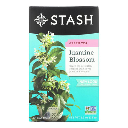 Stash Tea Jasmine Blossom Green Tea, 20 ct (Case of 6 Boxes)