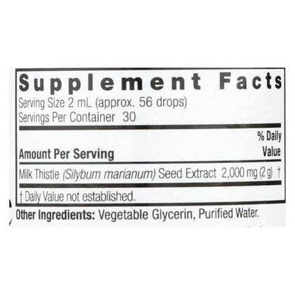 Nature's Answer Milk Thistle Extract, 2 Fl Oz