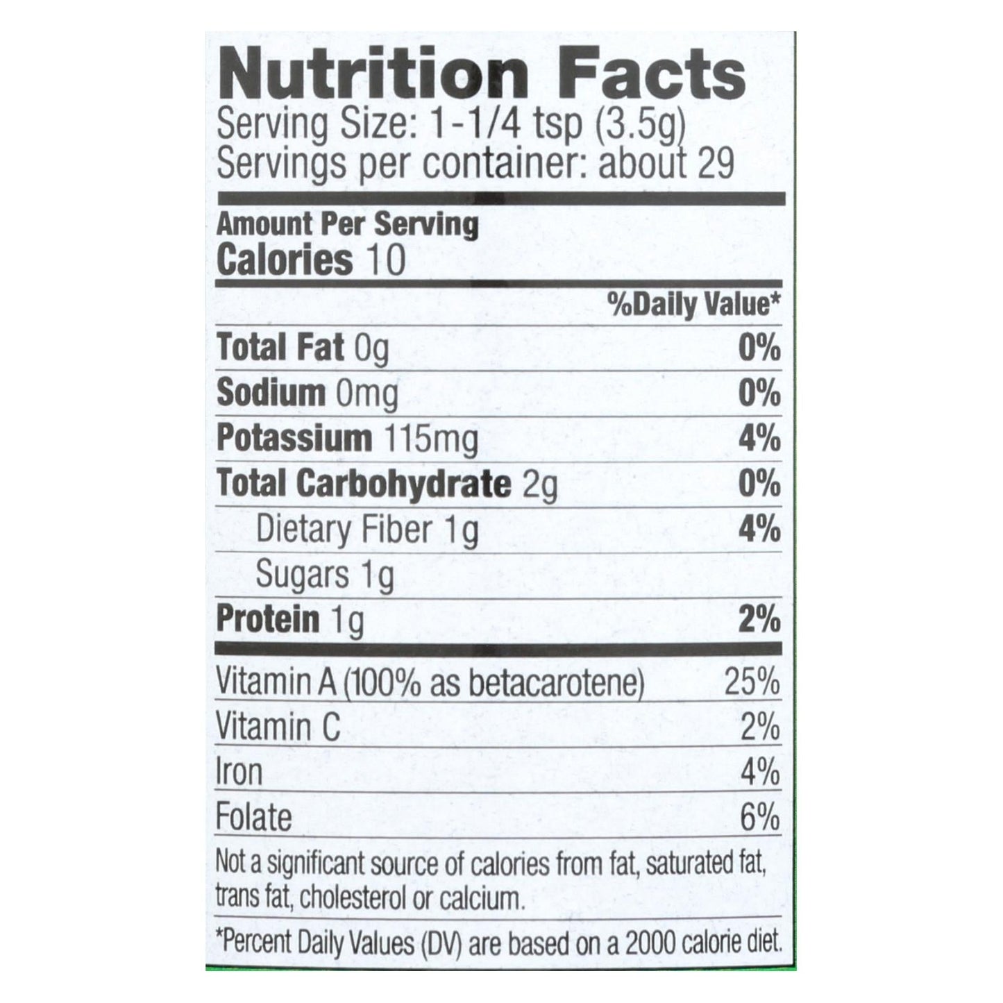 Pines International Organic Barley Grass Powder (3.5 Oz. Pack)