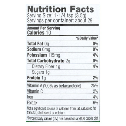 Pines International Organic Barley Grass Powder (3.5 Oz. Pack)