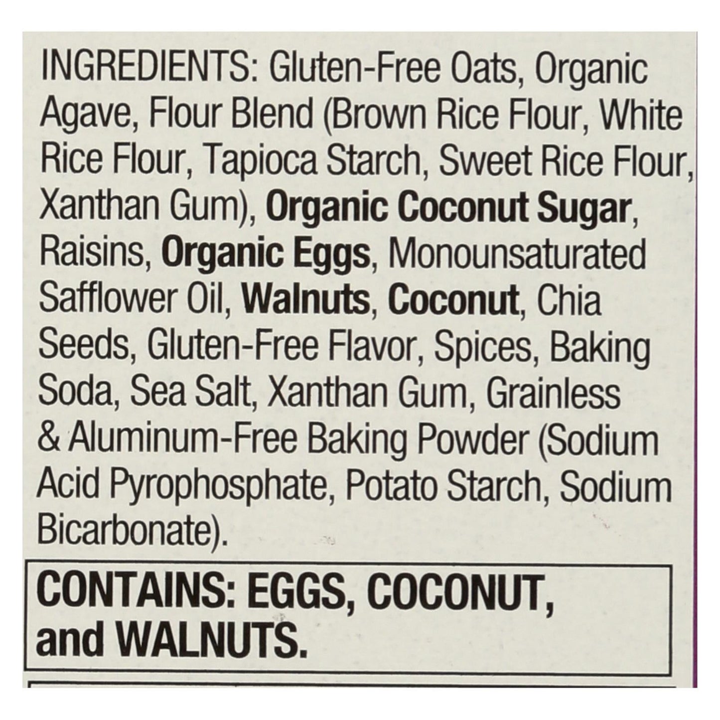 Pamela's Products Oat Spice Whomever Bars, Raisin Walnut, 6 x 1.41 Oz.