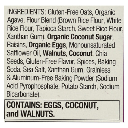 Pamela's Products Oat Spice Whomever Bars, Raisin Walnut, 6 x 1.41 Oz.