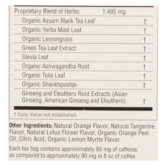 Yogi Positive Energy Herbal Tea, Sweet Tangerine - 16 Tea Bags per Box (Pack of 6)