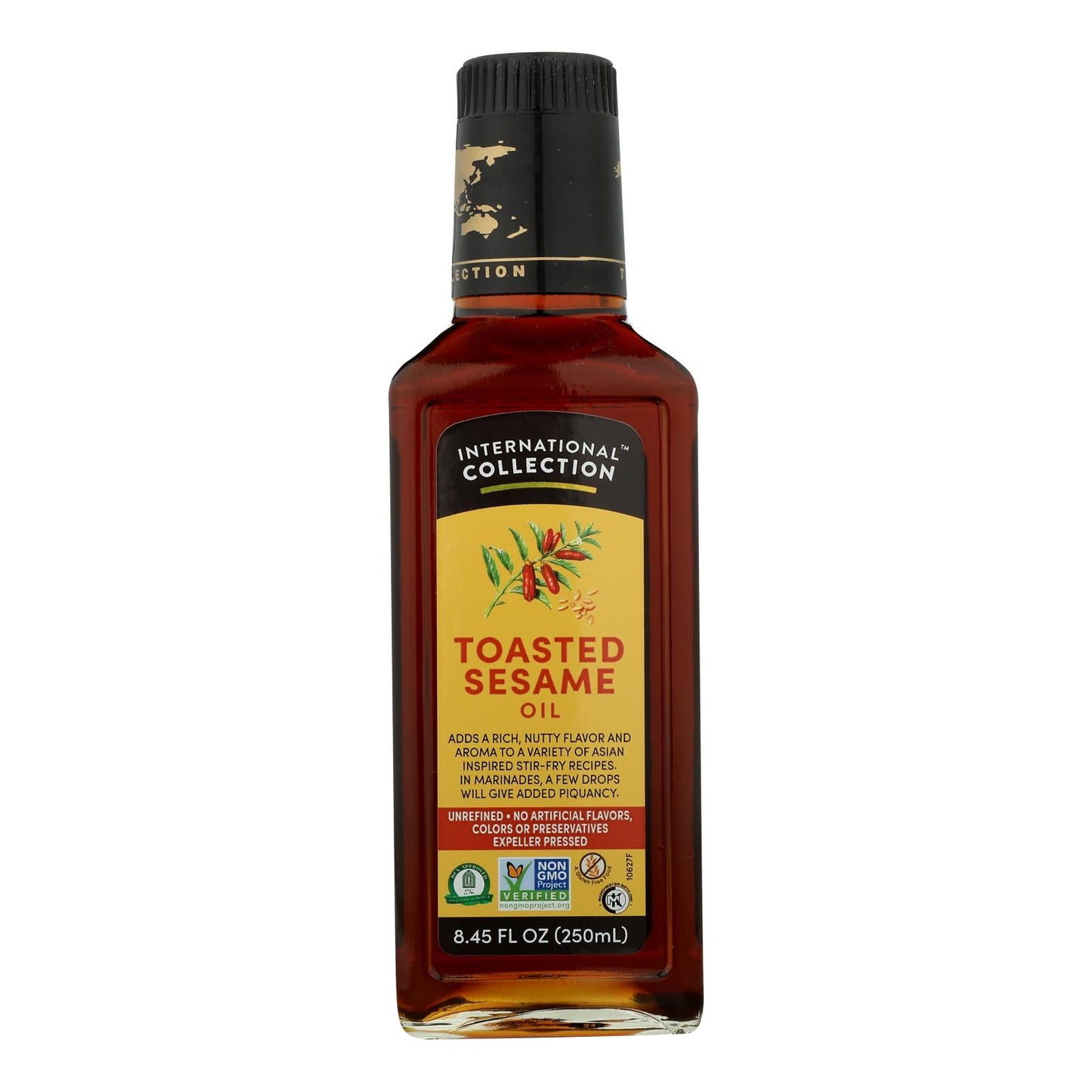 International Collection Premium Toasted Sesame Oil, 8.45 fl oz, Pack of 6