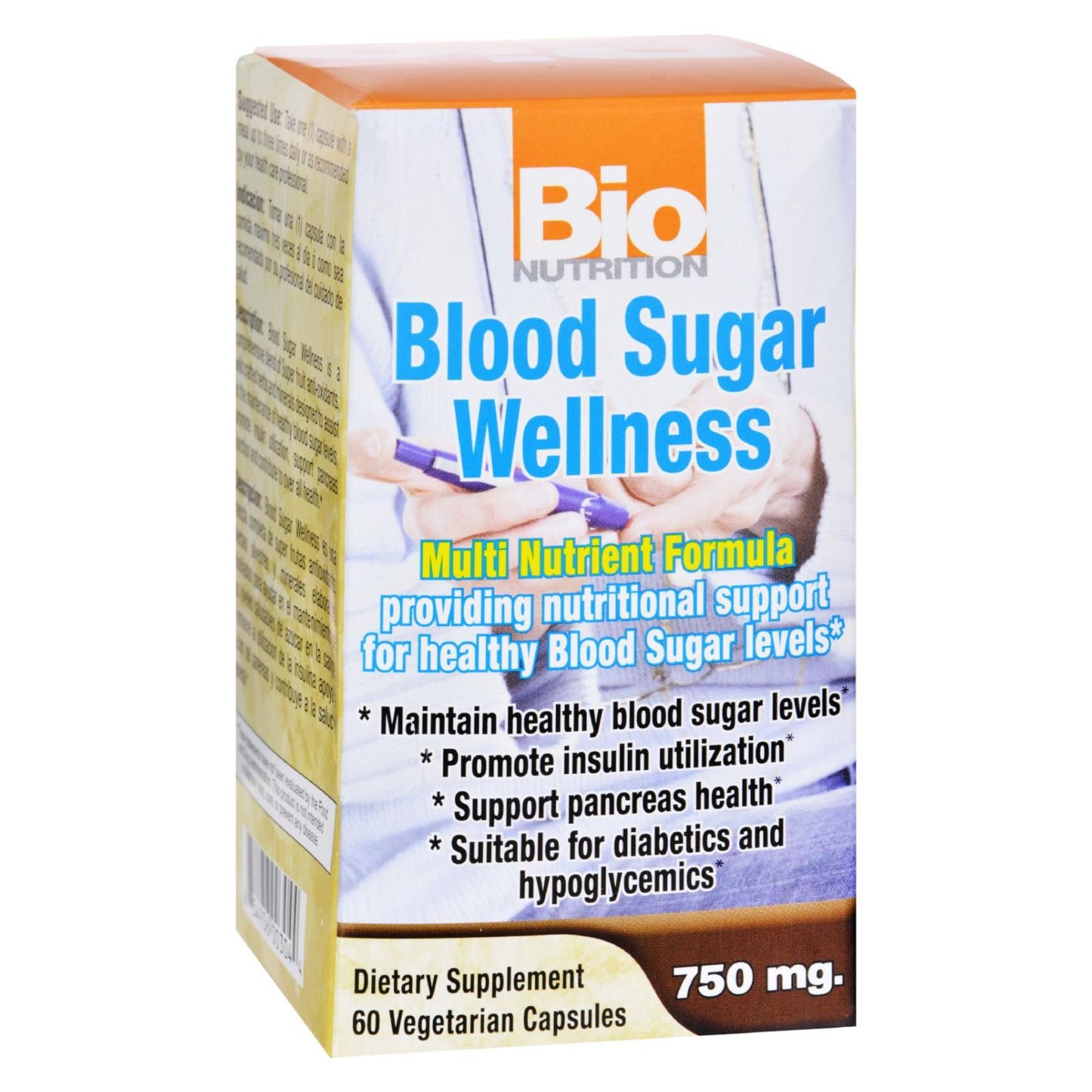 Blood Sugar Wellness Supplement, 60 Vegetarian Capsules by Bio Nutrition