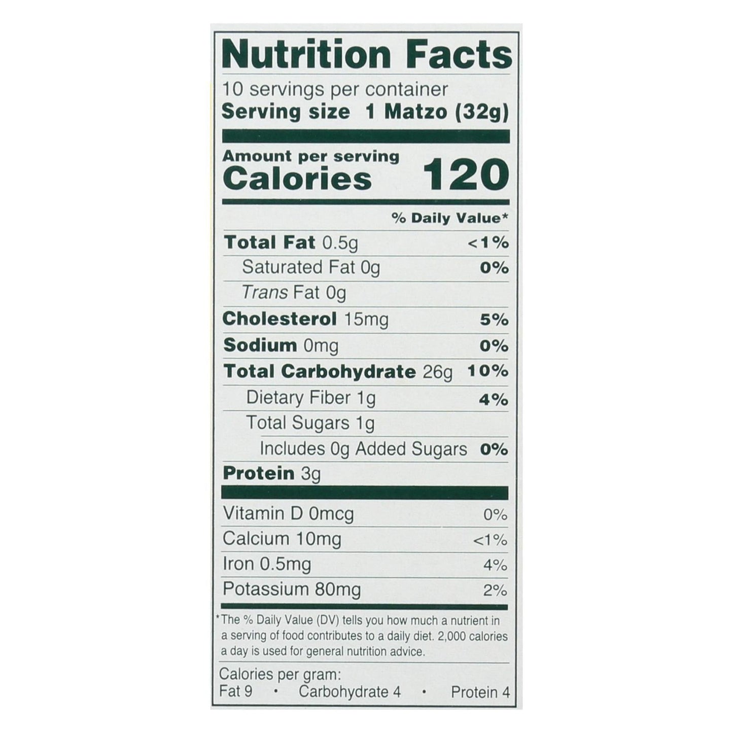 Manischewitz Premium Egg Matzo (Pack of 12)