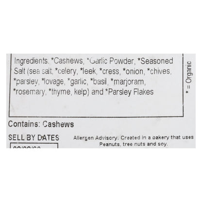 Mountain Peak Herbed Cashews with Garlic Granola Oats 10 lb.