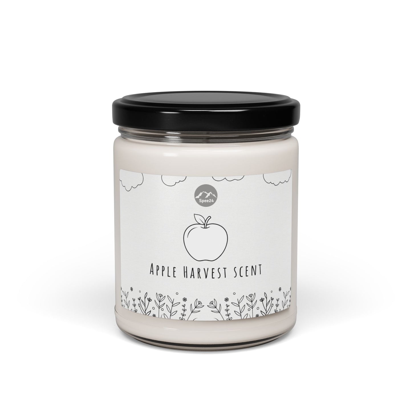 Apple Harvest Scented Soy Candle, Cozy Home Decor, Fall Gift, Relaxation Essential, Birthday Present, Aromatherapy Candle -- 9oz