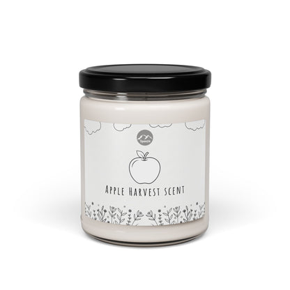 Apple Harvest Scented Soy Candle, Cozy Home Decor, Fall Gift, Relaxation Essential, Birthday Present, Aromatherapy Candle -- 9oz