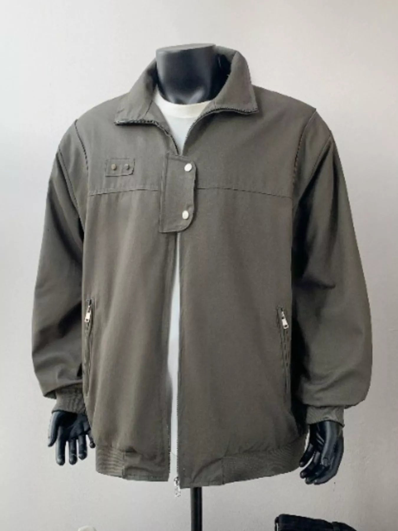 Men's Plus Size Casual Lightweight Bomber Jacket