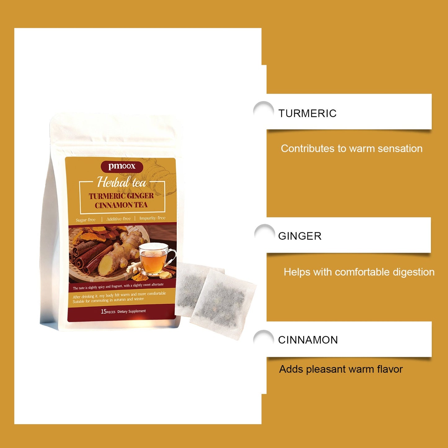 Turmeric Cinnamon Warm Health Tea