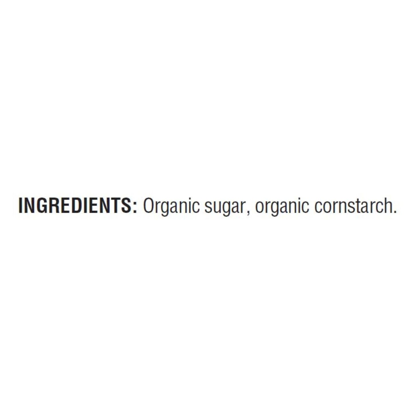 Woodstock Organic Powdered Sugar, 16 oz, Case of 12