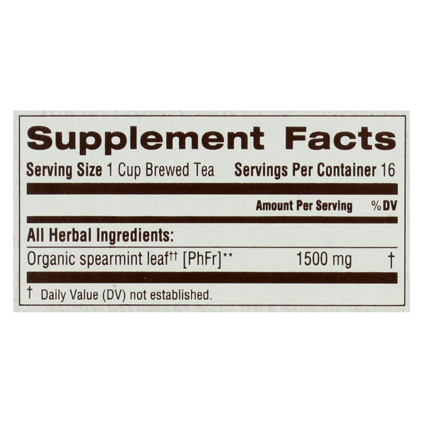 Traditional Medicinals Organic Spearmint Tea: Refreshing & Calming (6 Pack)
