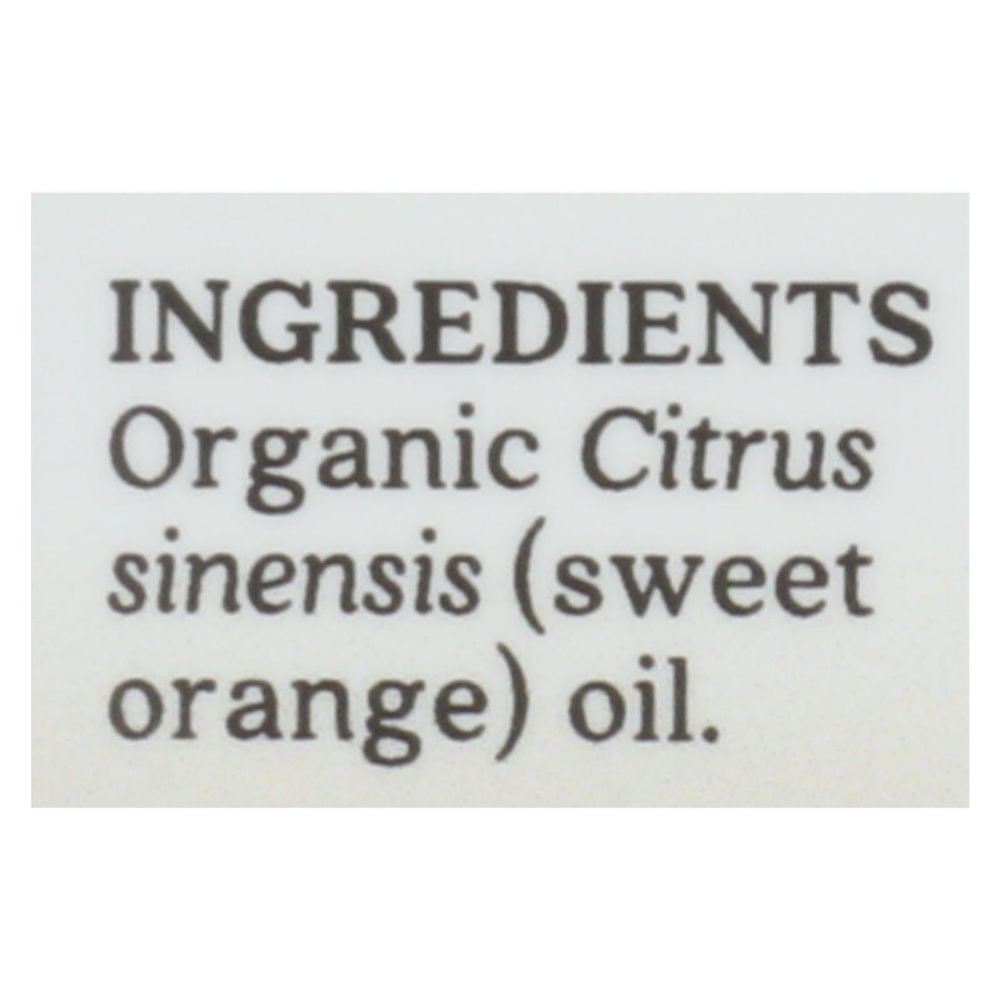 Aura Cacia Organic Sweet Orange Essential Oil (25 Oz.)
