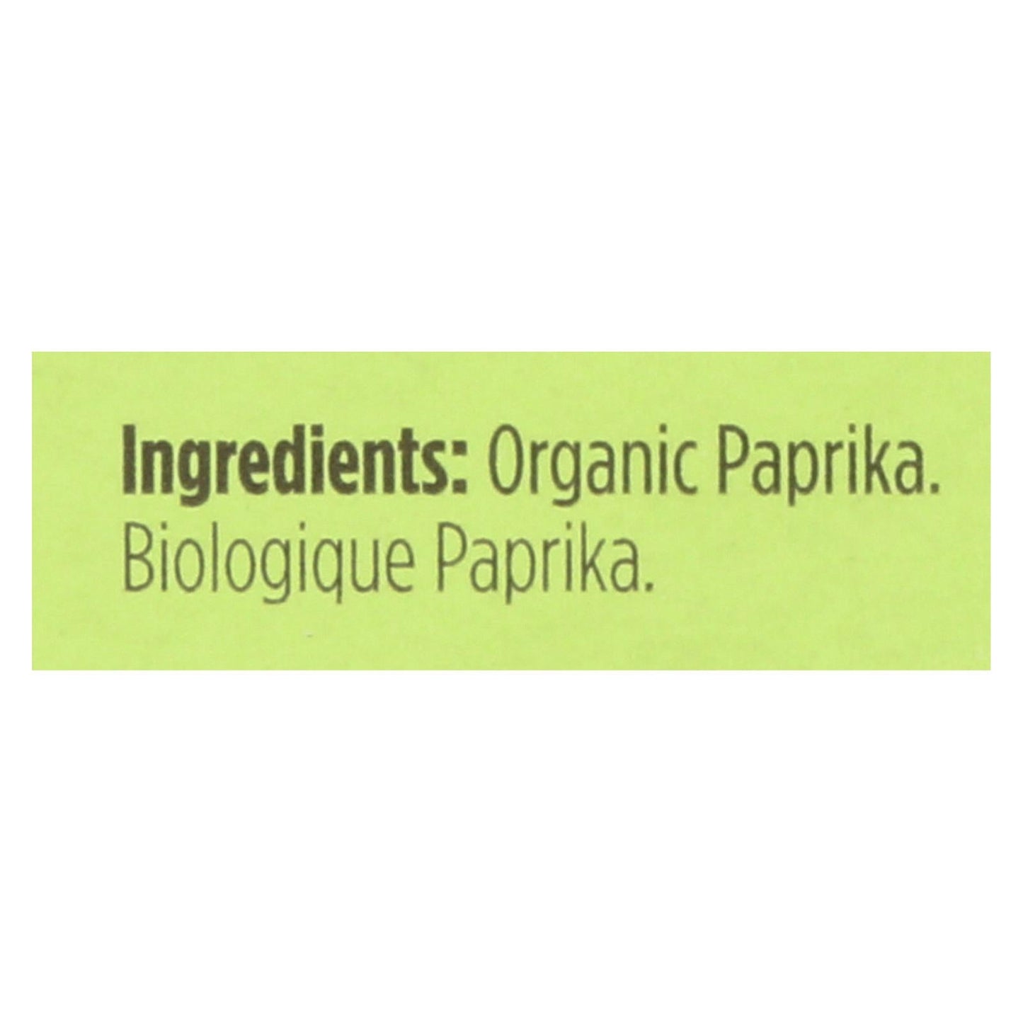 Spicely Organics Premium Organic Paprika, 0.45 Oz. (Pack of 6)