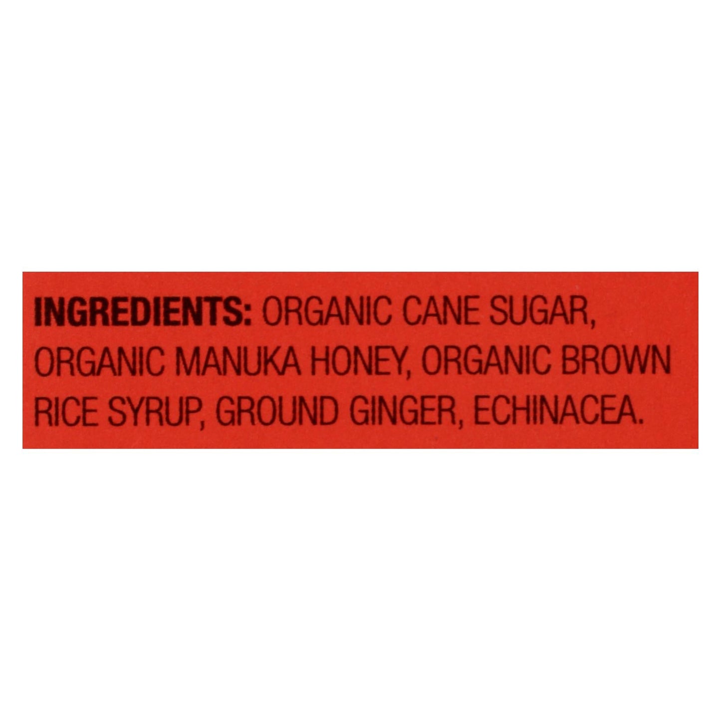 Wedderspoon Organic Manuka Honey Drops with Ginger - 15+ UMF (Pack of 4)