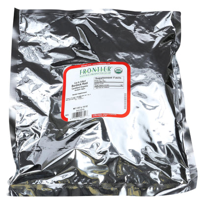 Frontier Herb - Organic Burdock Root 1lb Cut and Sifted