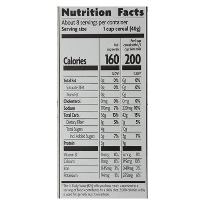Nature's Path Organic Corn Flakes, Fruit Juice Sweetened, 10.6 Oz. (Pack of 12)