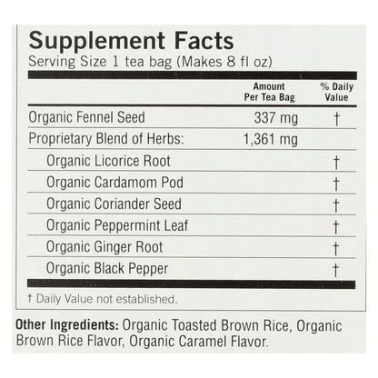 Yogi Organic Stomach Ease Herbal Tea - Digestive Support (Case of 6, 16 Tea Bags Each)