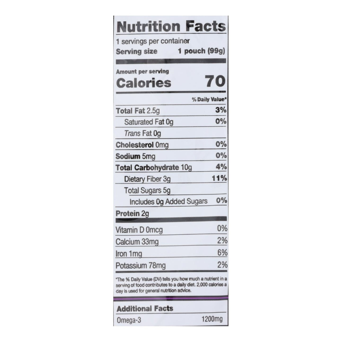 Mamma Chia Squeeze Vitality Snack, Blackberry Bliss - 3.5 Oz. Pack of 16