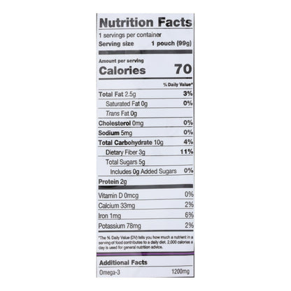 Mamma Chia Squeeze Vitality Snack, Blackberry Bliss - 3.5 Oz. Pack of 16