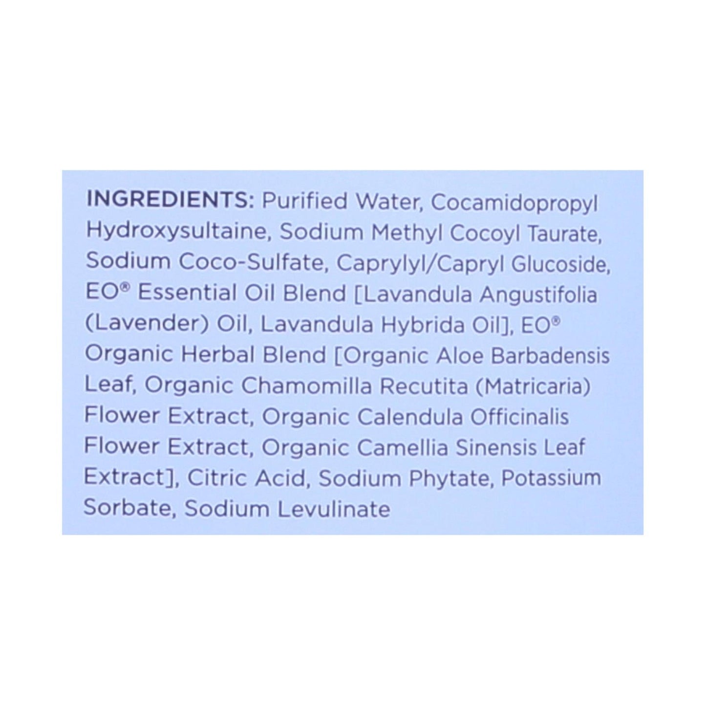 Eo Liquid Hand Soap, French Lavender (1 Gallon)