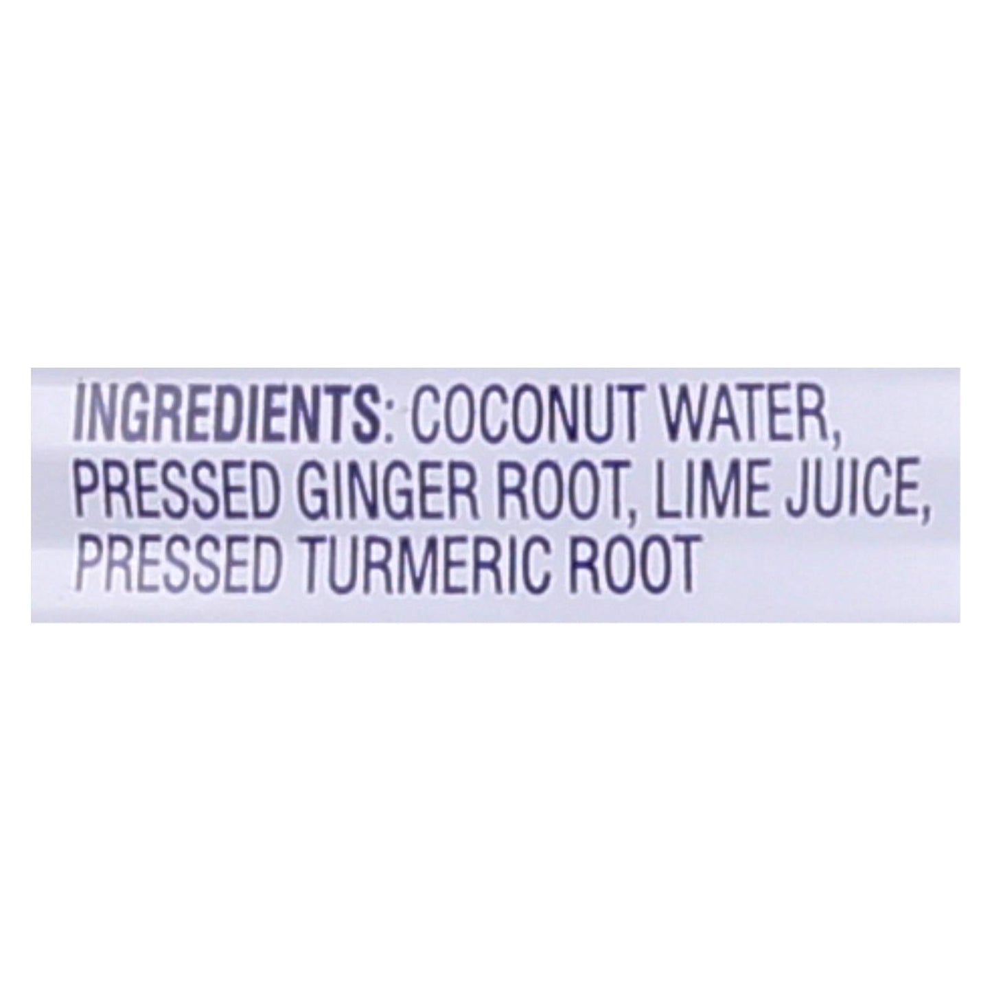 C2O Pure Coconut Water with Ginger, Lime & Turmeric, 17.5 fl. oz. (Case of 12)