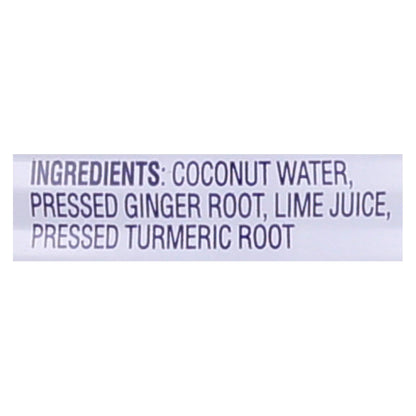 C2O Pure Coconut Water with Ginger, Lime & Turmeric, 17.5 fl. oz. (Case of 12)