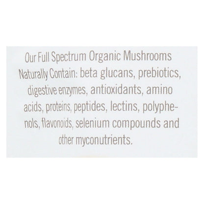 Om Mushroom Superfood Lion's Mane Organic Mushroom Powder 3.5 Oz